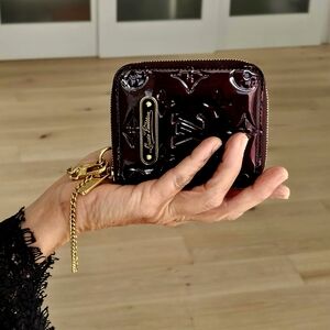 Louis Vuitton RARE Vernis Chocolate Wristlet/Wallet